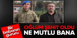 Şehit babasının paylaşımı: Oğlum şehit oldu, ne mutlu bana