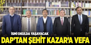 Şehit Kazar adına kütüphane Erzurum'da açıldı