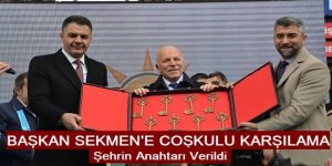 Erzurum'da Başkan Sekmen'e coşkulu karşılama