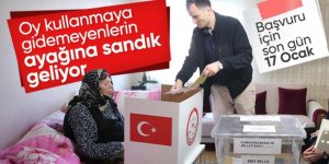 Seyyar sandıkta oy kullanabilmek için son başvuru yarın