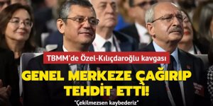 TBMM'de Özel-Kılıçdaroğlu kavgası!