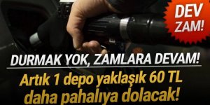 Akaryakıtta bir zam daha: 1 depo 60 TL daha pahalıya dolacak