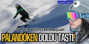 Palandöken tatilcilerin akınına uğradı