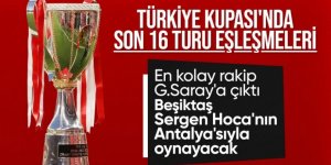 Türkiye Kupası'nda son 16 tur eşleşmeleri belli oldu