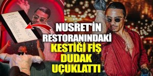 Nusret'in restoranındaki kestiği fiş dudak uçuklattı!