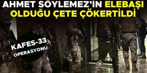 "Kafes-33" operasyonuyla organize suç örgütü çökertildi