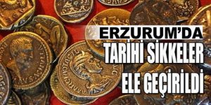 Erzurum'da durdurulan araçtan tarih fışkırdı!