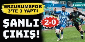 Erzurumspor FK evinde kazandı: 3'de 3 yaptı