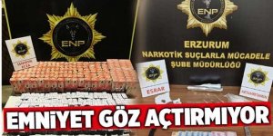 Erzurum'da uyuşturucuya geçit yok! 7 kişi yakalandı