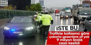Erzurum ve 80 ilde 'çakar' operasyonu! 1433 sürücüye ceza kesildi