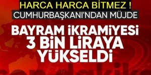 Harca harca bitmez: Erdoğan: Emeklilerin bayram ikramiyesini 3 bin liraya yükselteceğiz