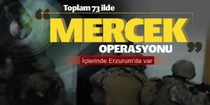 Erzurum ve 72 ilde “MERCEK-12” Operasyonlarında 1.131 Şüpheli Gözaltına Alındı
