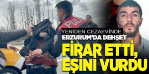Erzurum'da karısını vuran firari tutuklandı: İkinci kez kaçtığı yerde