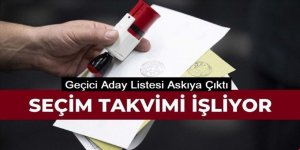 Geçici Aday Listesi Askıya Çıktı