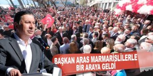 BÜYÜK BULUŞMA. AHMET ARAS, MARMARİSLİLERLE BİR ARAYA GELDİ