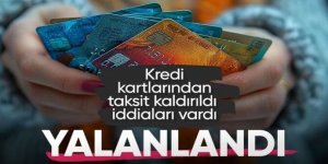 "Kredi kartına taksit kaldırıldı" iddiasına ilişkin açıklama