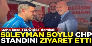 Süleyman Soylu CHP standını ziyaret etti!