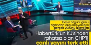 Canlı yayında KJ'den rahatsız olan CHP'li Ali Haydar Fırat, programı terk etti