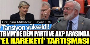 DEM Partili Koca, AK Partilili Öncü'ye "el hareketi" yaptı iddiası; Bekir Bozdağ "Herhangi bir görüntü, kayıt" yok dedi