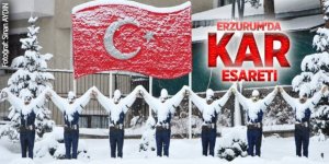 Mart kapıdan baktırdı: Erzurum bir kez daha kara teslim oldu