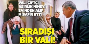 Vali Çiftçi ve Aliye Nine ikinci kez bir arada: Vallik konağında ağırladılar