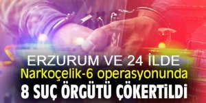 25 ilde "Narkoçelik-6" operasyonları: 245 gözaltı