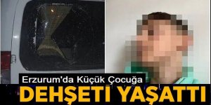 Kartopu arabasına değince, Erzurum'da küçük çocuğa dehşeti yaşattı