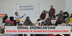 Erdal Erzincan'ın Gezici bağlama atölyesi Erzurum'da