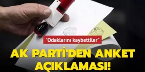 AK Parti'den anket açıklaması: Odaklarını kaybettiler