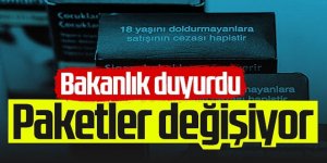 Sigara paketleri bir kez daha değişiyor!