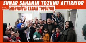 Başkan Sunar, sahada toz attırıyor