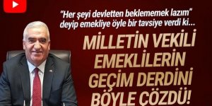 MHP'li vekil emeklinin geçim derdini çözdü: ''Domates satsınlar!''