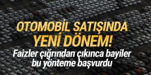 Kredi kartı ile 12 ay taksitle otomobil satışı başladı