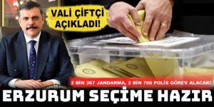 Erzurum Valisi Çiftçi'den seçim öncesi açıklama