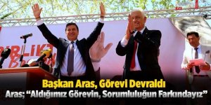 Başkan Ahmet Aras, Görevi Devraldı