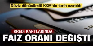 Kredi kartı faizleri yükseldi!