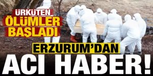 Ürküten ölümler başladı: Acı haber Erzurum'dan geldi!