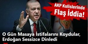 Erdoğan düğmeye basıyor! O gün masaya istifalarını koydular