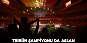 Tribün şampiyonu da Aslan