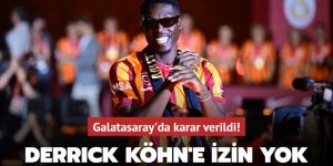 Galatasaray'da karar verildi! Derrick Köhn'e izin yok