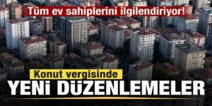 Tüm ev sahiplerini ilgilendiriyor! Konut vergisinde yeni düzenlemeler yolda!
