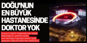 Erzurum'da doktor açığı had safhada! Çocuk hastalar başka şehirlere sevk ediliyor