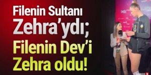 Zehra Güneş'in muhabirle boy farkı olay oldu