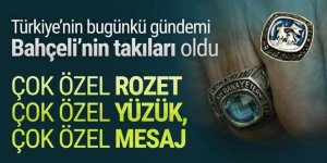 Bahçeli'nin özel yüzüğündeki özel mesaj gündem oldu
