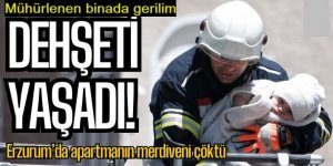Erzurum’da mühürlenen binada Kurban Bayramı gerilimi yaşandı