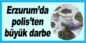 Erzurum polisi uyuşturucuya geçit vermedi