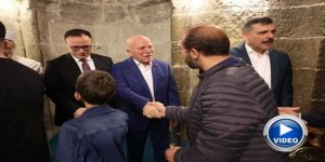 Ulu Cami'de bayramlaşma