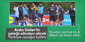 Spor dünyasının konuştuğu görüntü! Montella, Arda Güler'in elinden yeleğini aldı