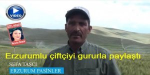 DSİ Genel Müdürü, Erzurumlu çiftçiyi gururla paylaştı