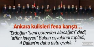 Ankara karıştı: ''Bakan istifa edip, eşyalarını toplayıp gitti''